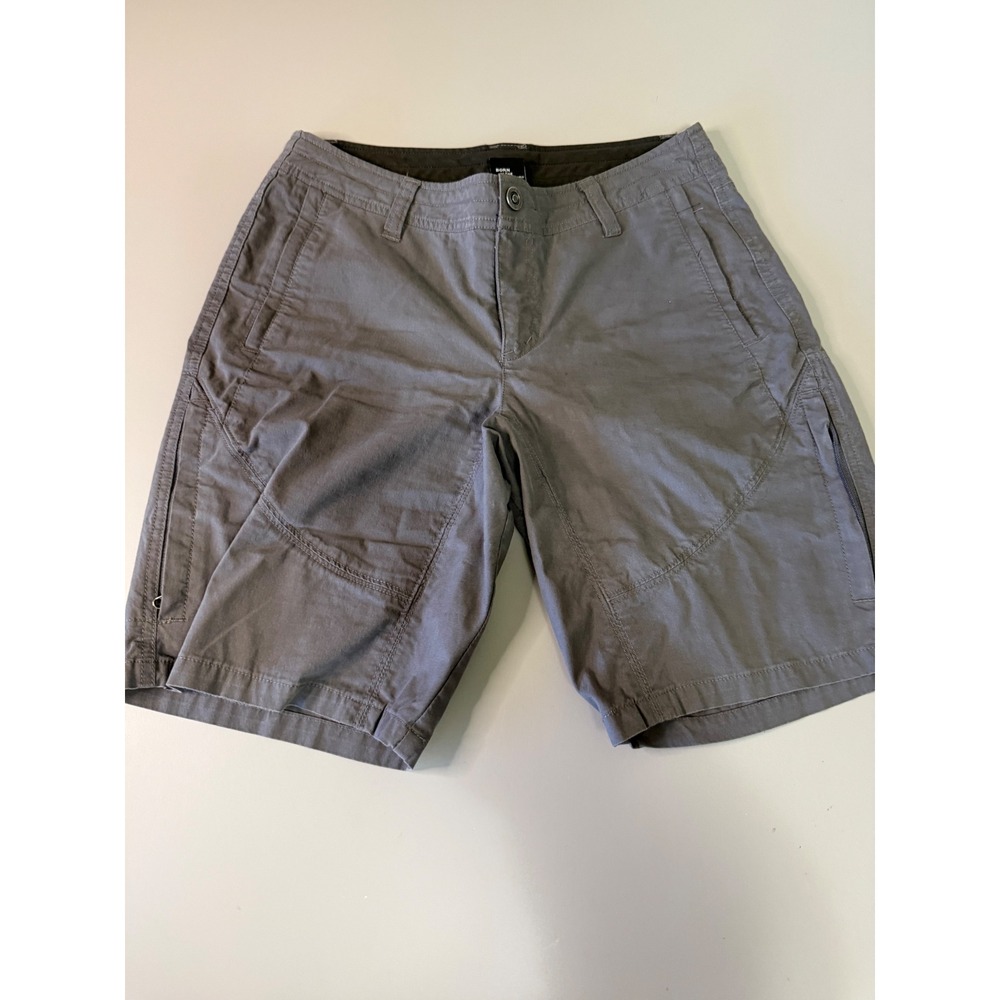 Kuhl Splash 10 Gray Hiking Shorts Womens Size 6 Zipper Pockets Outdoor Casual